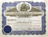 «J. Henry Meyer stock certificate issued to Charles Hillegass Meyer»